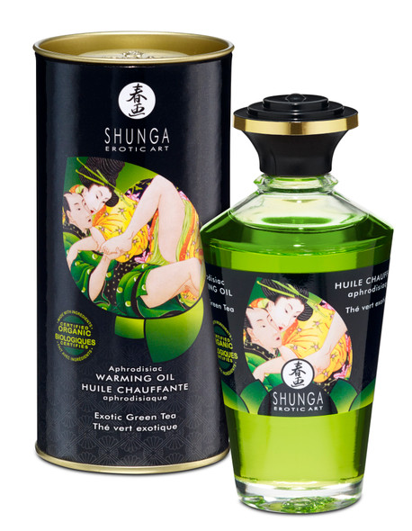 Aphrodisiac Organica Warming Oil - Exotic Green Tea Aphrodisiac Organica Warming Oil - Exotic Green Tea