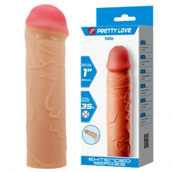 Nile Extended Penis Sleeve - Light Nile Extended Penis Sleeve - Light