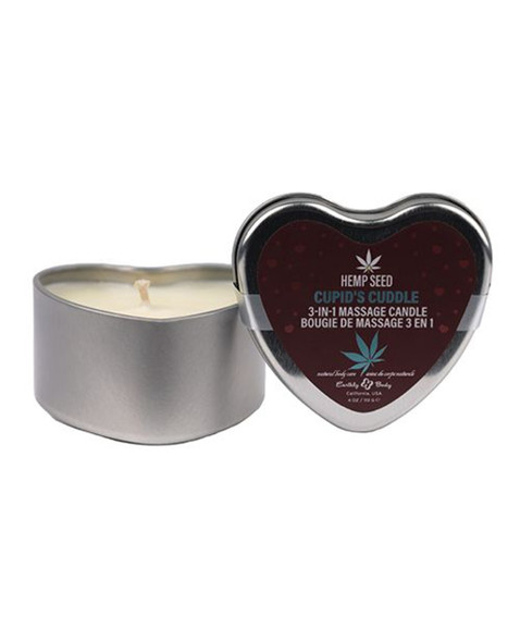 Hemp Seed 3-in-1 Valentines Day Candle - Cupid's Cuddle 4 Oz Hemp Seed 3-in-1 Valentines Day Candle - Cupid's Cuddle 4 Oz