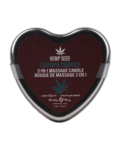 Hemp Seed 3-in-1 Valentines Day Candle - Cupid's Cuddle 4 Oz Hemp Seed 3-in-1 Valentines Day Candle - Cupid's Cuddle 4 Oz