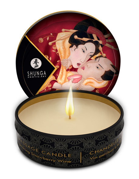 Mini Massage Candle - Romance - Sparkling Strawberry Wine - 1 Fl. Oz. Mini Massage Candle - Romance - Sparkling Strawberry Wine - 1 Fl. Oz.