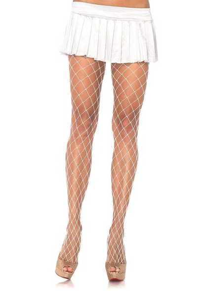 Xena Spandex Diamond Tights - One Size - White Xena Spandex Diamond Tights - One Size - White
