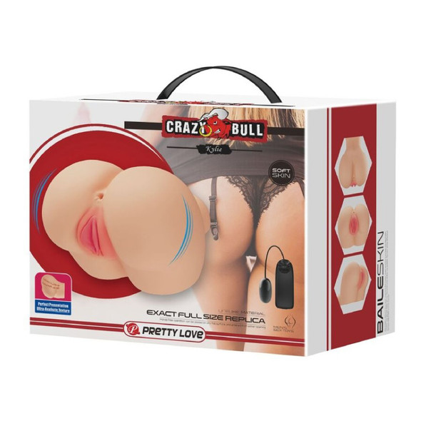 Kylie Realistic Vagina and Ass Vibrator - Light Kylie Realistic Vagina and Ass Vibrator - Light