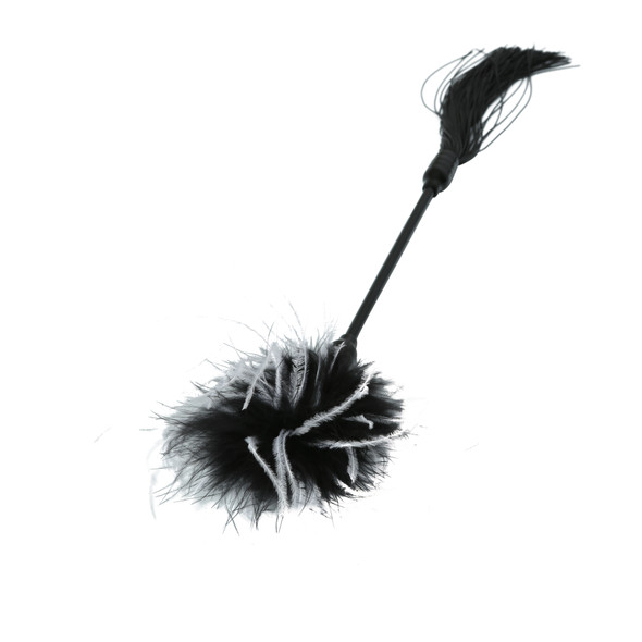 Sex and Mischief Whip and Tickler - Black Sex and Mischief Whip and Tickler - Black
