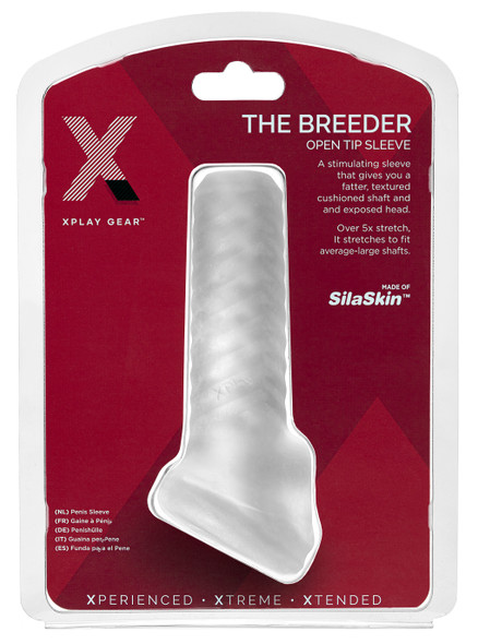Xplay Breeder - Sleeve - Clear Xplay Breeder - Sleeve - Clear