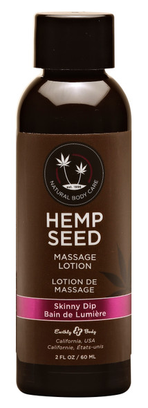 Hemp Seed Massage Lotion - Skinny Dip - 2 Fl. Oz. / 60 ml Hemp Seed Massage Lotion - Skinny Dip - 2 Fl. Oz. / 60 ml