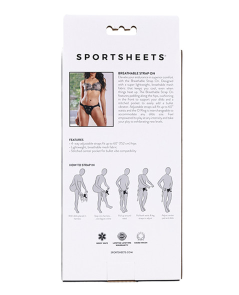Breathable Strap on - Black Breathable Strap on - Black