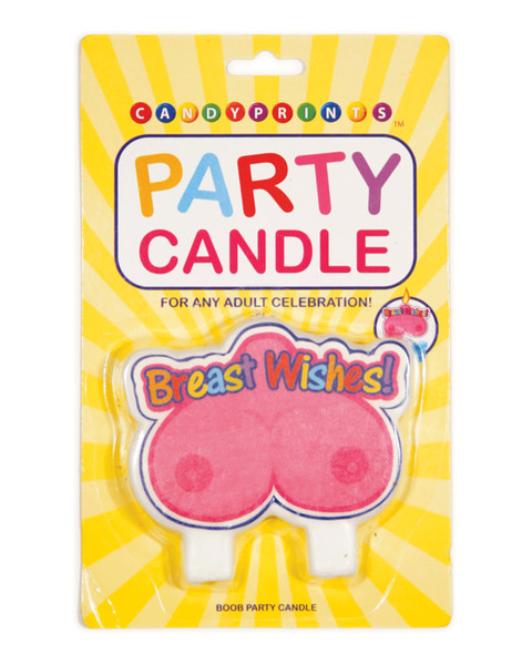 Breast Wishes Boobie Party Candle Breast Wishes Boobie Party Candle