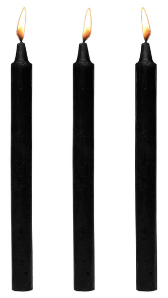 Fetish Drip Candles 3pk - Black Fetish Drip Candles 3pk - Black