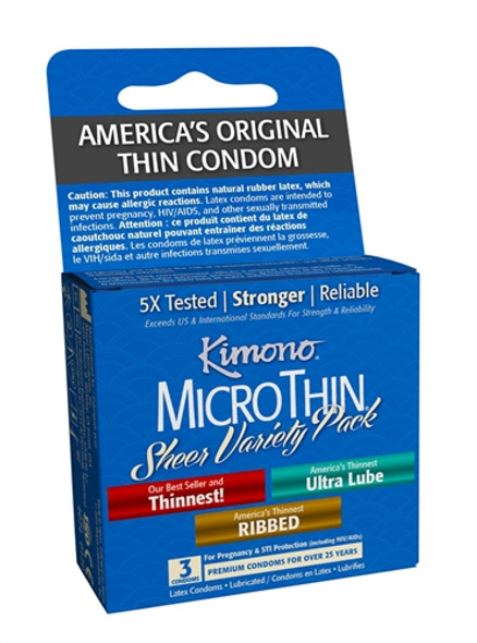 Kimono Microthin Sheer Variety Pack - 3 Pack Kimono Microthin Sheer Variety Pack - 3 Pack