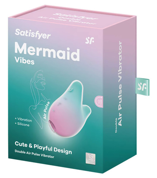 Satisfyer Mermaid Vibes - Mint Pink Satisfyer Mermaid Vibes - Mint Pink