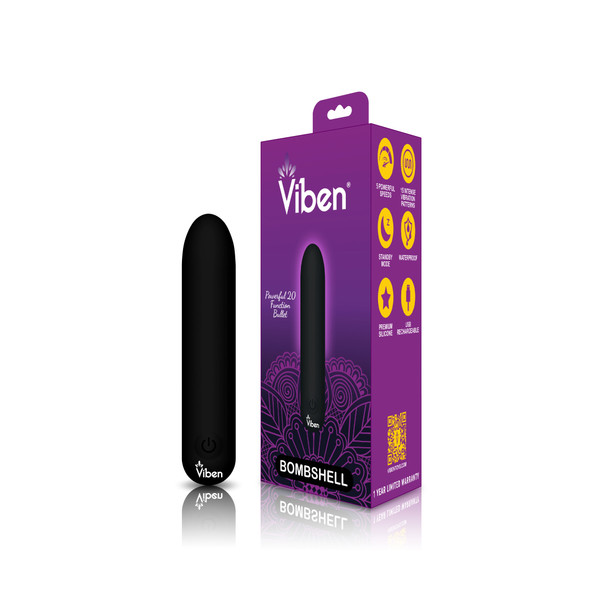 Bombshell Flexible Bullet - Black Bombshell Flexible Bullet - Black