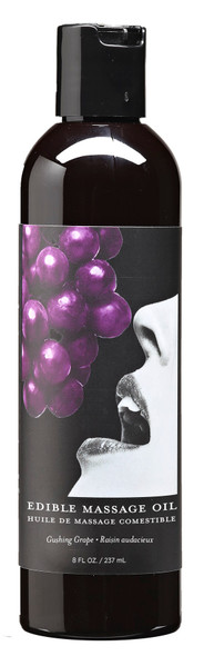 Edible Massage Oil - Grape - 8 Fl. Oz. Edible Massage Oil - Grape - 8 Fl. Oz.