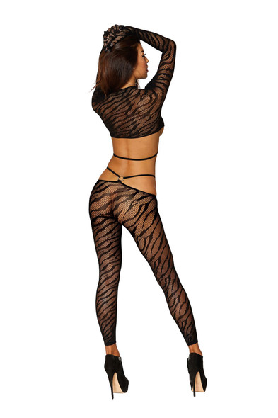 Ls Bralette and Legging - One Size - Black Ls Bralette and Legging - One Size - Black