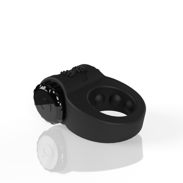 Screaming O - Big O Ritz Rechargeable Vibe Ring - Black Screaming O - Big O Ritz Rechargeable Vibe Ring - Black