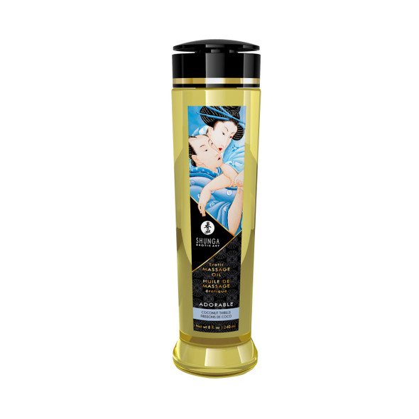 Massage Oils - Adorable 8 Fl. Oz. Coconut Thrills Massage Oils - Adorable 8 Fl. Oz. Coconut Thrills
