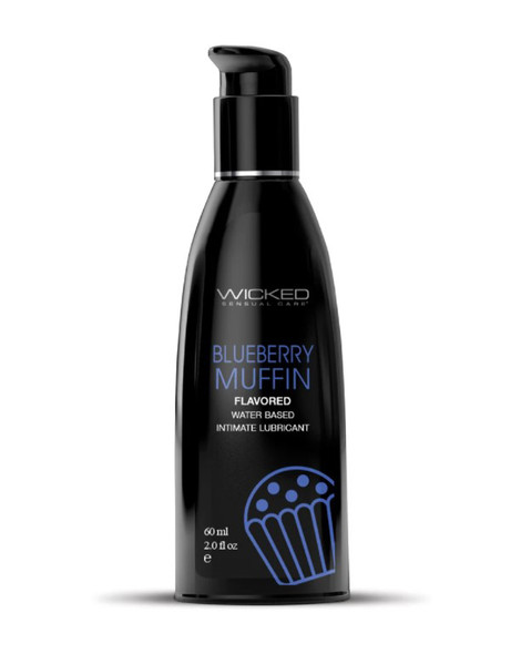 Aqua Blueberry Muffin Flavored Water Based Intimate Lubricant - 2 Fl. Oz. Aqua Blueberry Muffin Flavored Water Based Intimate Lubricant - 2 Fl. Oz.