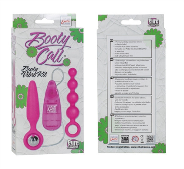 Booty Call Booty Vibro Kits - Pink Booty Call Booty Vibro Kits - Pink