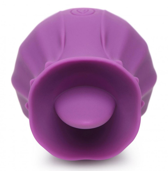 Inmi - Bloomgasm Wild Violet Licking Silicone Stimulator - Violet Inmi - Bloomgasm Wild Violet Licking Silicone Stimulator - Violet