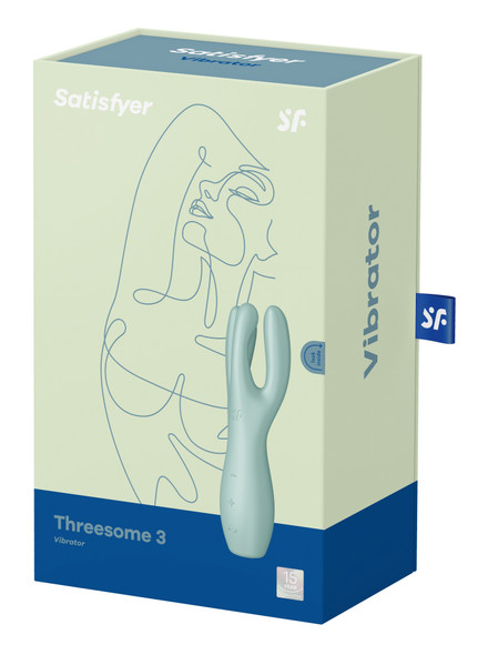 Threesome 3 Vibrator - Mint Threesome 3 Vibrator - Mint