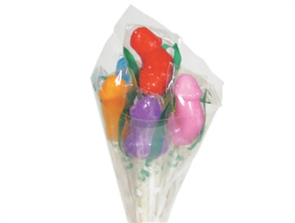 Candy Penis Bouquet - 12 Piece Display Candy Penis Bouquet - 12 Piece Display