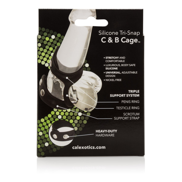 Silicone Tri-Snap C & B Cage Silicone Tri-Snap C & B Cage