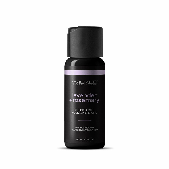 Lavender + Rosemary Massage Oil 4oz Lavender + Rosemary Massage Oil 4oz