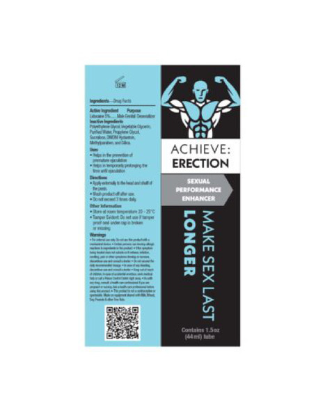 Achieve Erection - Sexual Performance Enhancer 1.5 Oz Achieve Erection - Sexual Performance Enhancer 1.5 Oz