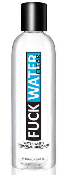 Fuck Water Clear 4oz Water Based Lubricant Fuck Water Clear 4oz Water Based Lubricant