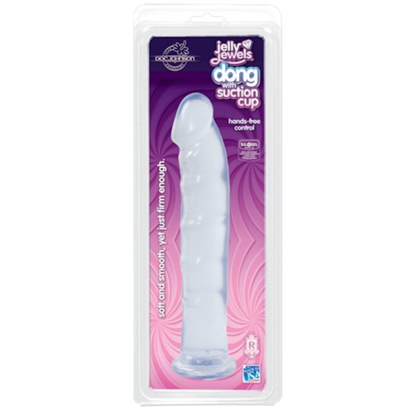 Juicy Jewels - Dong With Suction Cup - Clear Juicy Jewels - Dong With Suction Cup - Clear