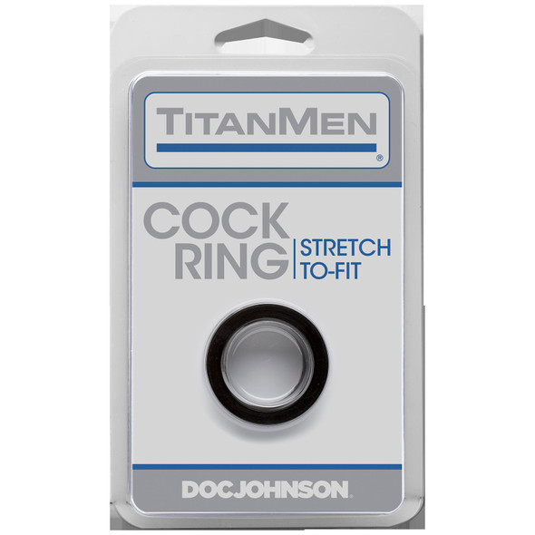 Titanmen Cock Ring - Black Titanmen Cock Ring - Black