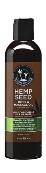 Hemp Seed Massage and Body Oil - Naked in the Woods - 8 Fl. Oz./ 237ml Hemp Seed Massage and Body Oil - Naked in the Woods - 8 Fl. Oz./ 237ml