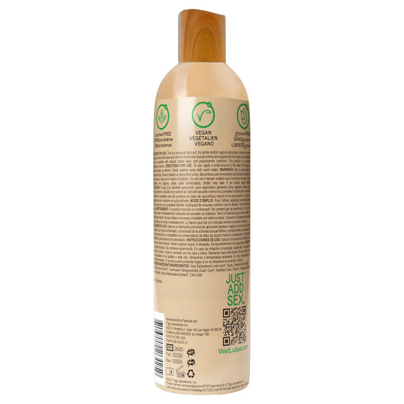 Wet 95% Organic Naturally - Aloe Based Lubricant 4 Oz Wet 95% Organic Naturally - Aloe Based Lubricant 4 Oz