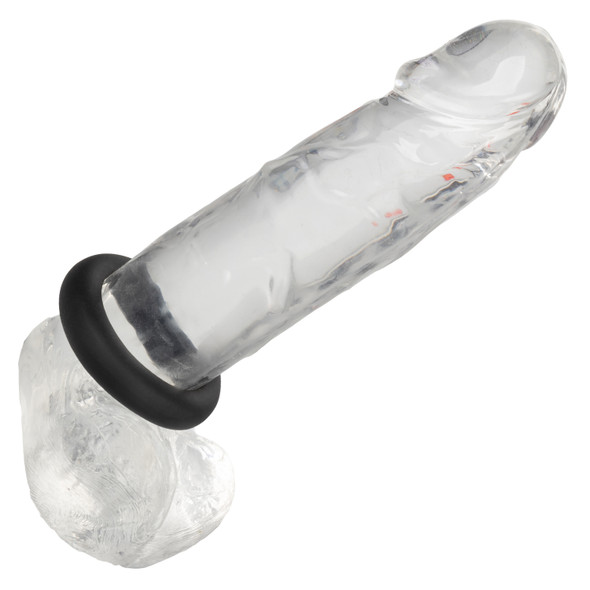 Alpha Liquid Silicone Prolong Medium Ring - Black Alpha Liquid Silicone Prolong Medium Ring - Black