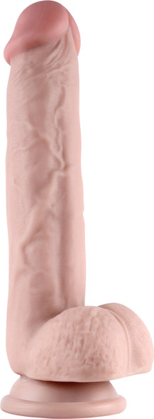 Get Lucky 9 Inch Real Skin Dildo Get Lucky 9 Inch Real Skin Dildo