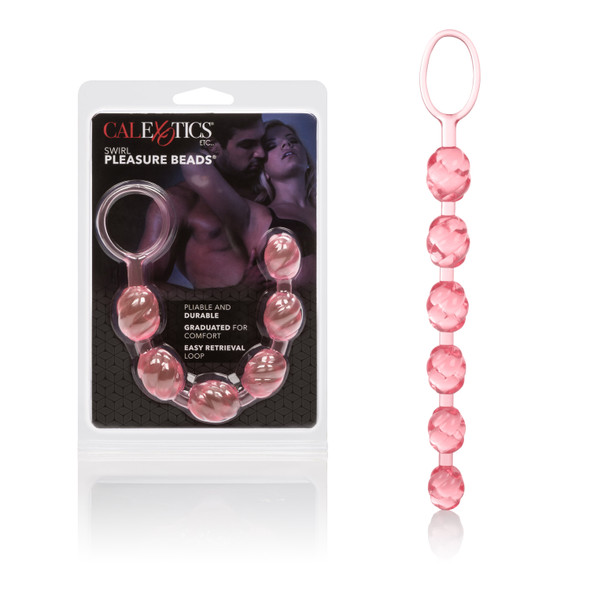 Swirl Pleasure Beads - Pink Swirl Pleasure Beads - Pink