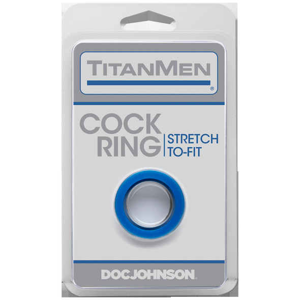 Titanmen Cock Ring - Blue Titanmen Cock Ring - Blue