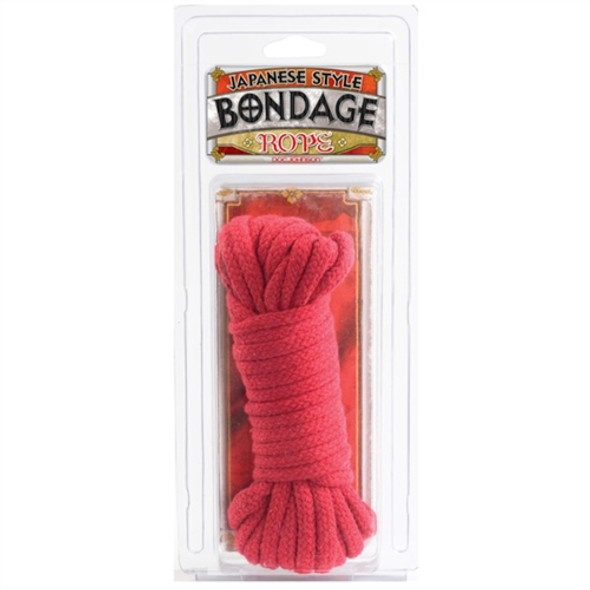 Bondage Rope - Cotton - Japanese Style - Red Bondage Rope - Cotton - Japanese Style - Red