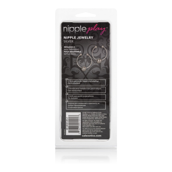 Nipple Play Nipple Jewelry - Silver Nipple Play Nipple Jewelry - Silver