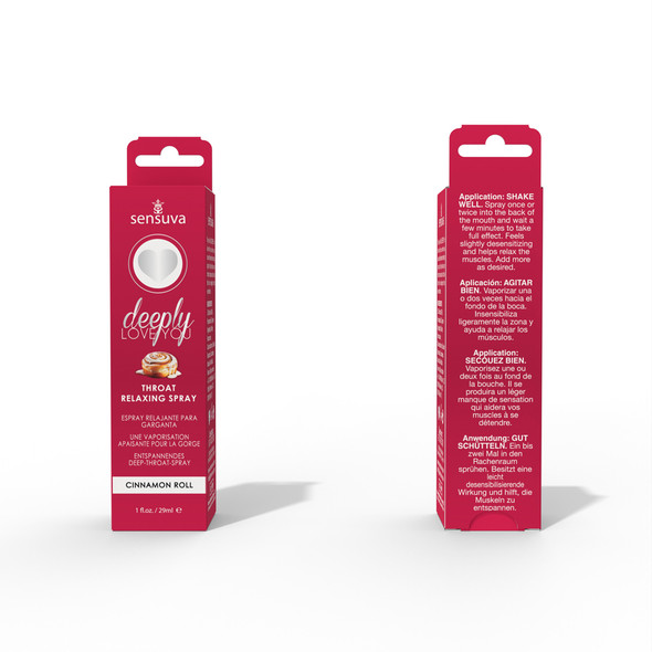 Deeply Love You Throat Relaxing Spray - Cinnamon Roll - 1 Fl. Oz. Deeply Love You Throat Relaxing Spray - Cinnamon Roll - 1 Fl. Oz.
