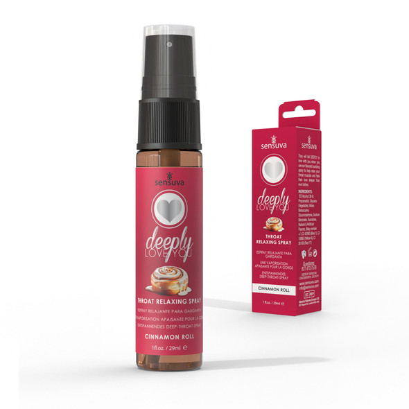 Deeply Love You Throat Relaxing Spray - Cinnamon Roll - 1 Fl. Oz. Deeply Love You Throat Relaxing Spray - Cinnamon Roll - 1 Fl. Oz.