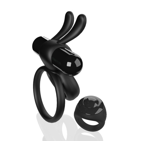 Screaming O Remote Controlled Ohare Vibrating Ring - Black Screaming O Remote Controlled Ohare Vibrating Ring - Black