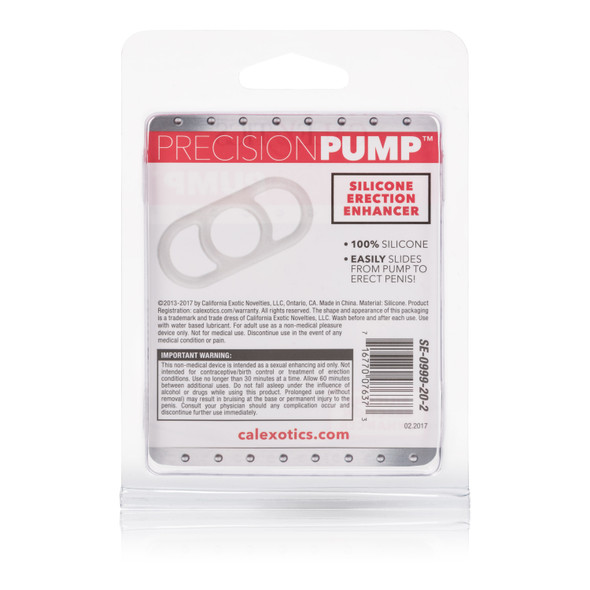 Precision Pump Silicone Erection Enhancer - Clear Precision Pump Silicone Erection Enhancer - Clear