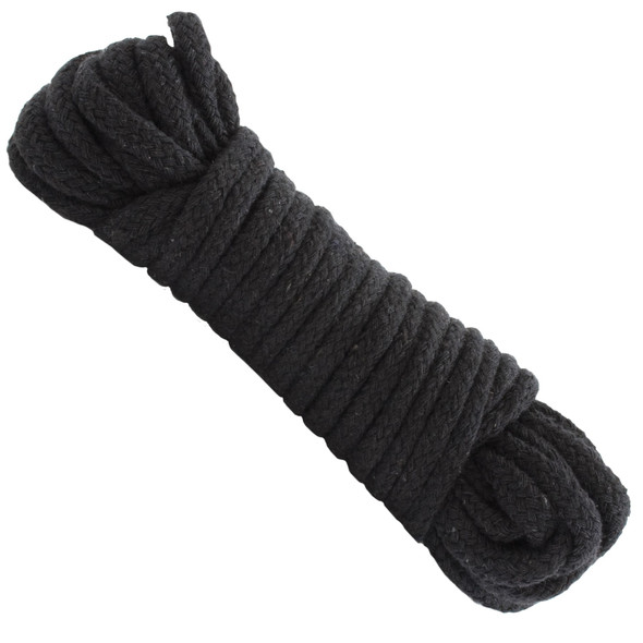 Bondage Rope - Cotton - Japanese Style - Black Bondage Rope - Cotton - Japanese Style - Black