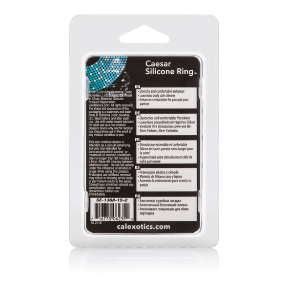 Caesar Silicone Ring - Black Caesar Silicone Ring - Black