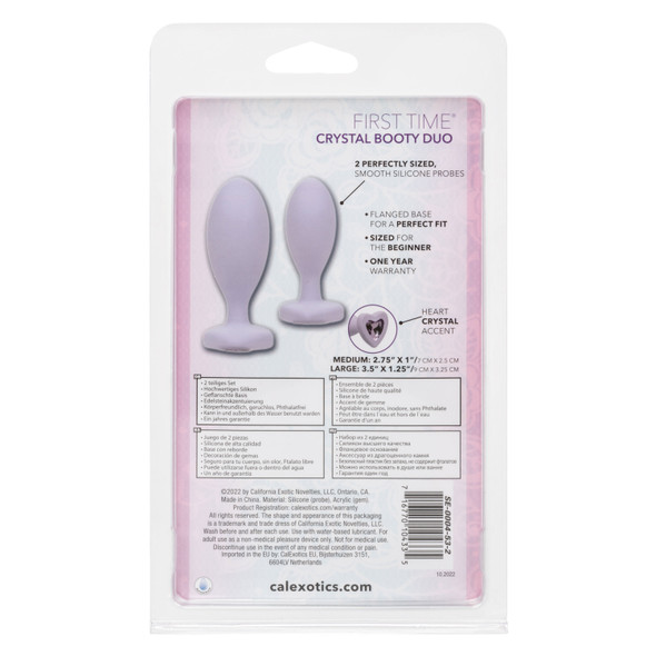 Love Crystal Booty Duo - Purple Love Crystal Booty Duo - Purple