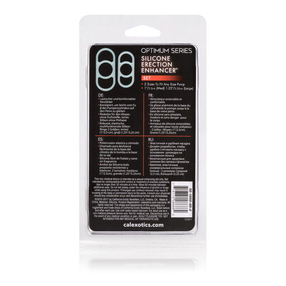 Silicone Erection Enhancer Set of Two Silicone Erection Enhancer Set of Two