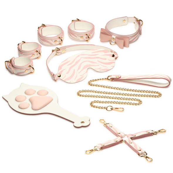 Pink Kitty Bondage Set - White/pink Pink Kitty Bondage Set - White/pink