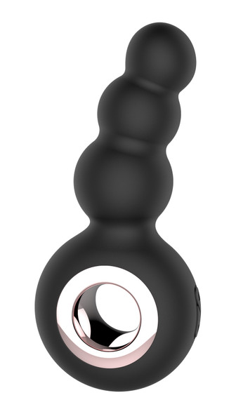 Gender Fluid Quiver Anal Ring Bead Vibe - Black Gender Fluid Quiver Anal Ring Bead Vibe - Black