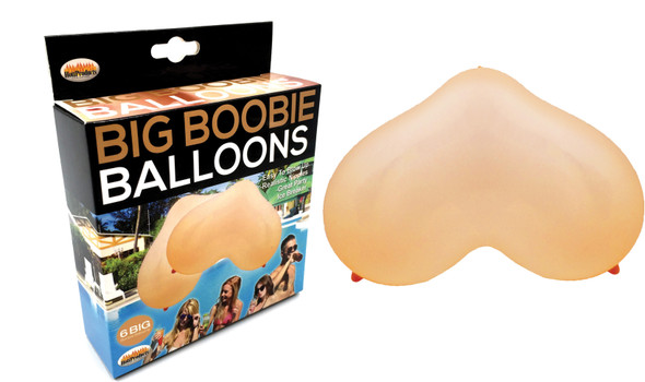 Big Boobie Balloons - 6 Pcs. Big Boobie Balloons - 6 Pcs.